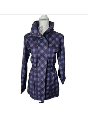 Anorak Women Multicolor Plaid Wear-all Utility Jacket Size M